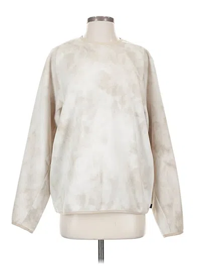 Pre-owned Lululemon Athletica Sweatshirt In White