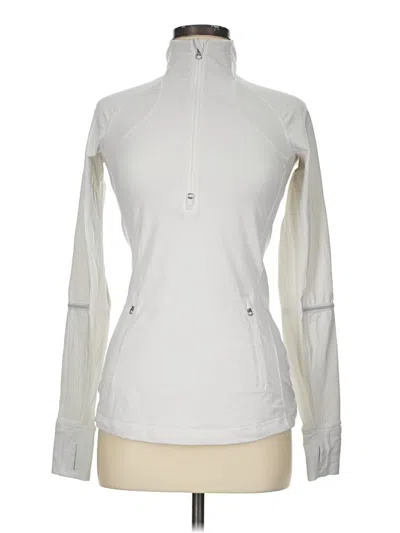 Pre-owned Lululemon Athletica Sweatshirt In White