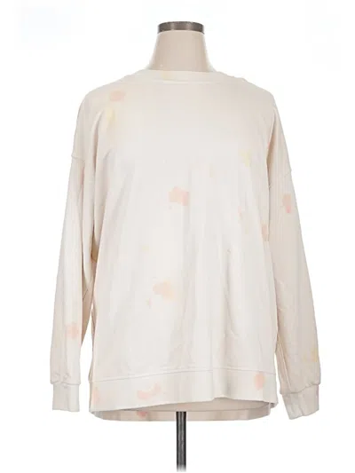 Pre-owned Lululemon Athletica Sweatshirt In White