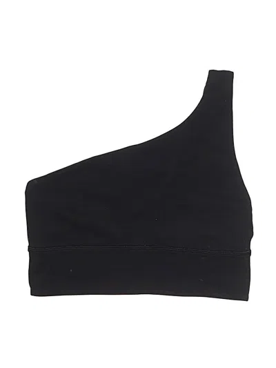 Pre-owned Lululemon Athletica Swimsuit Top Black Swimwear
