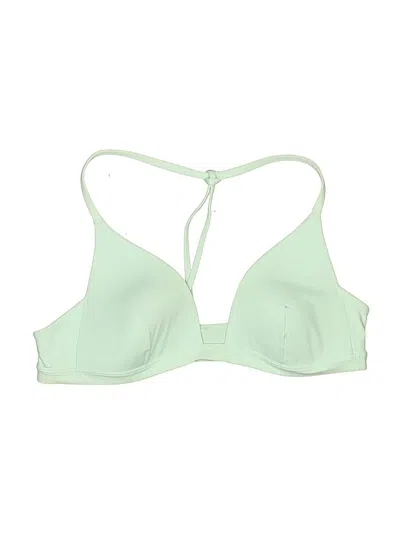 Pre-owned Lululemon Athletica Swimsuit Top Green Swimwear
