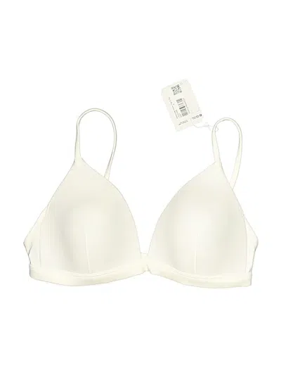 Pre-owned Lululemon Athletica Swimsuit Top Ivory Swimwear