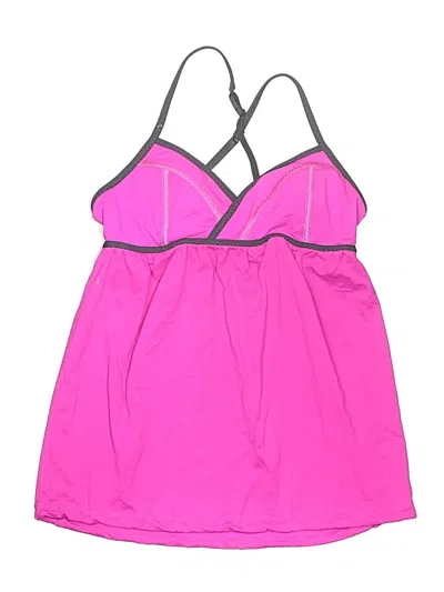 Pre-owned Lululemon Athletica Swimsuit Top Pink Swimwear