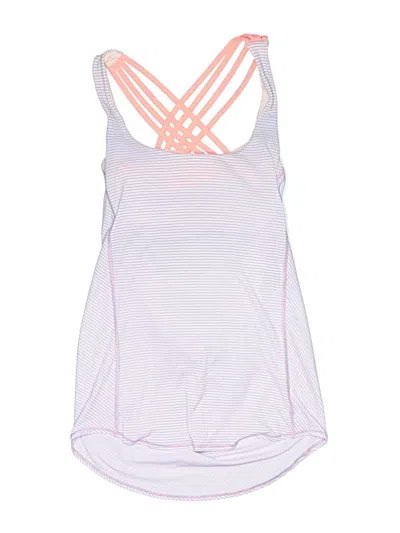 Pre-owned Lululemon Athletica Swimsuit Top Pink Swimwear