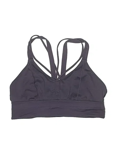 Pre-owned Lululemon Athletica Swimsuit Top Purple Swimwear
