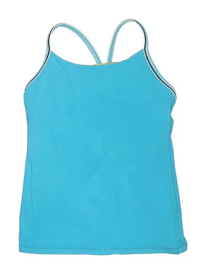 Pre-owned Lululemon Athletica Swimsuit Top Teal Swimwear
