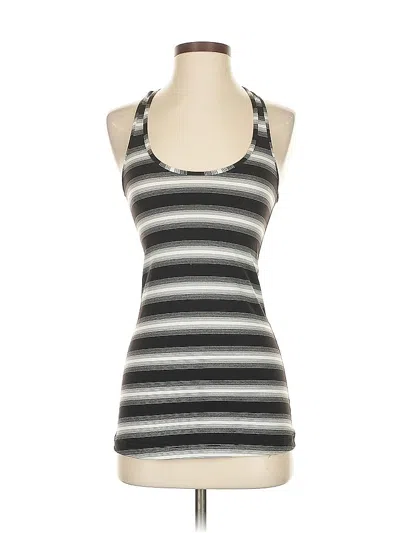 Pre-owned Lululemon Athletica Tank Top Black Halter Neckline Tops