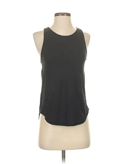 Pre-owned Lululemon Athletica Tank Top Black Halter Neckline Tops