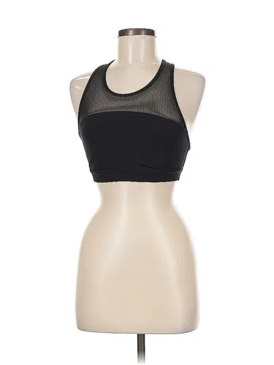 Pre-owned Lululemon Athletica Tank Top Black Halter Neckline Tops