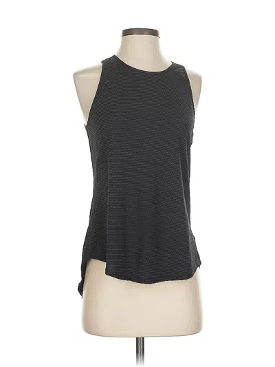 Pre-owned Lululemon Athletica Tank Top Black Halter Neckline Tops