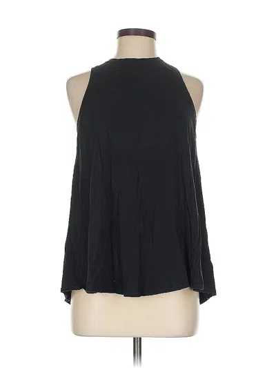 Pre-owned Lululemon Athletica Tank Top Black Halter Neckline Tops