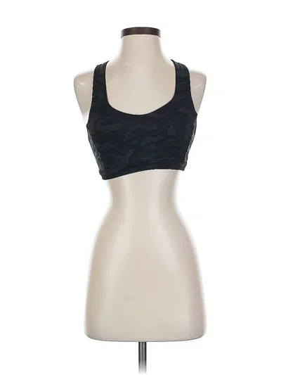 Pre-owned Lululemon Athletica Tank Top Black Halter Neckline Tops