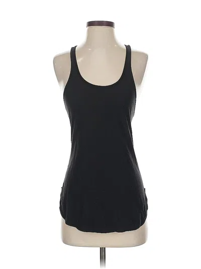 Pre-owned Lululemon Athletica Tank Top Black Halter Neckline Tops