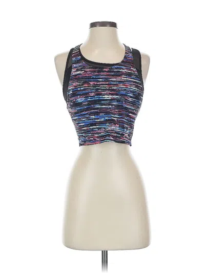 Pre-owned Lululemon Athletica Tank Top Black Halter Neckline Tops