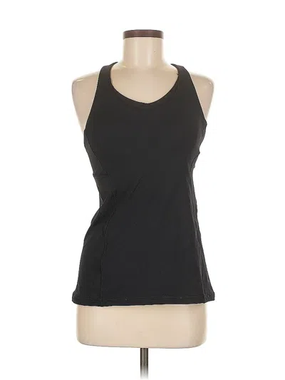 Pre-owned Lululemon Athletica Tank Top Black Halter Neckline Tops