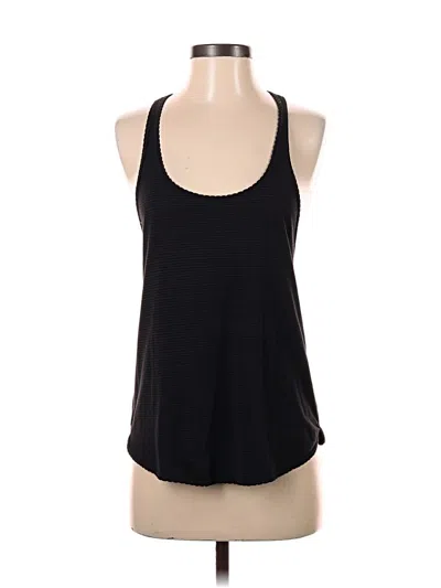 Pre-owned Lululemon Athletica Tank Top Black Halter Neckline Tops