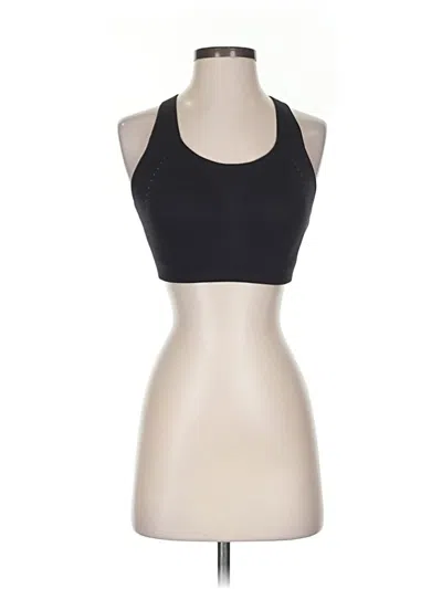 Pre-owned Lululemon Athletica Tank Top Black Halter Neckline Tops