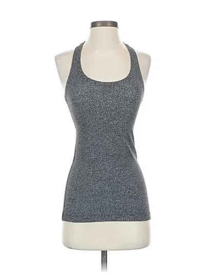 Pre-owned Lululemon Athletica Tank Top Black Halter Neckline Tops