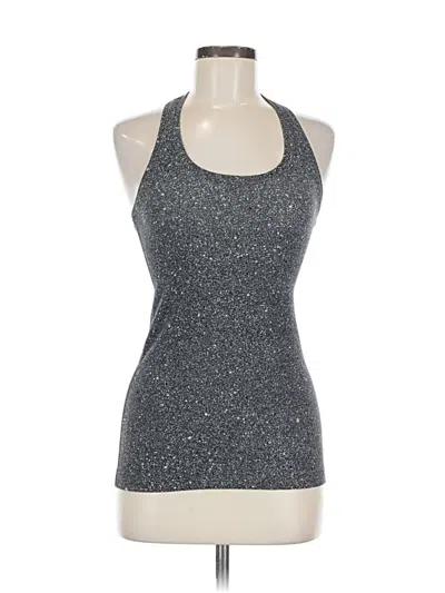 Pre-owned Lululemon Athletica Tank Top Black Halter Neckline Tops