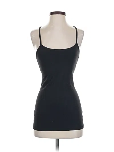 Pre-owned Lululemon Athletica Tank Top Black Halter Neckline Tops