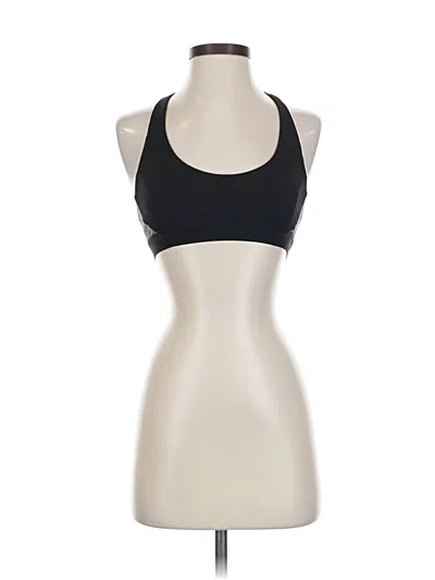 Pre-owned Lululemon Athletica Tank Top Black Halter Neckline Tops