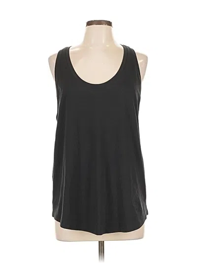 Pre-owned Lululemon Athletica Tank Top Black Halter Neckline Tops