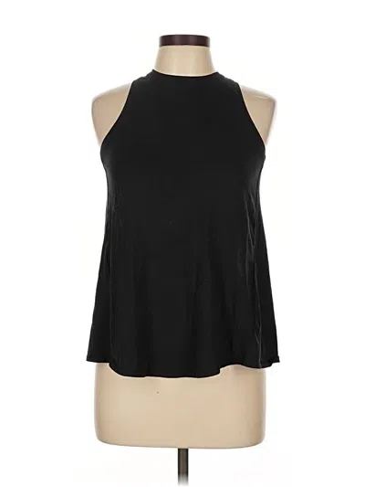 Pre-owned Lululemon Athletica Tank Top Black Halter Neckline Tops
