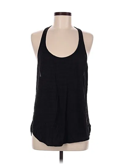 Pre-owned Lululemon Athletica Tank Top Black Halter Neckline Tops