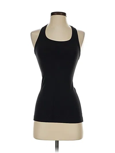 Pre-owned Lululemon Athletica Tank Top Black Halter Neckline Tops