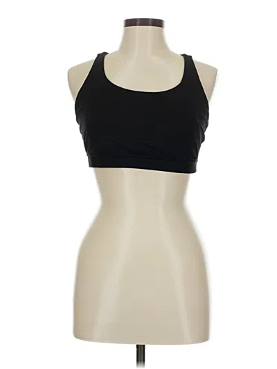 Pre-owned Lululemon Athletica Tank Top Black Halter Neckline Tops