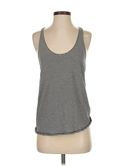 Pre-owned Lululemon Athletica Tank Top Black Halter Neckline Tops