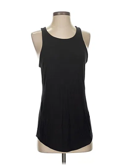 Pre-owned Lululemon Athletica Tank Top Black Halter Neckline Tops