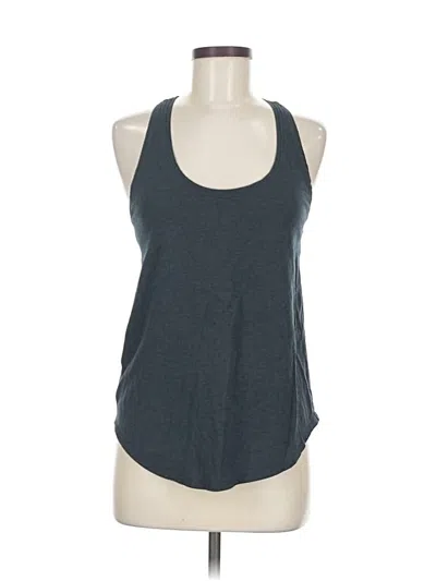 Pre-owned Lululemon Athletica Tank Top Black Halter Neckline Tops