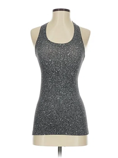 Pre-owned Lululemon Athletica Tank Top Black Halter Neckline Tops