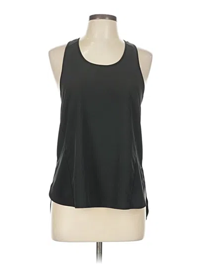 Pre-owned Lululemon Athletica Tank Top Black Halter Neckline Tops
