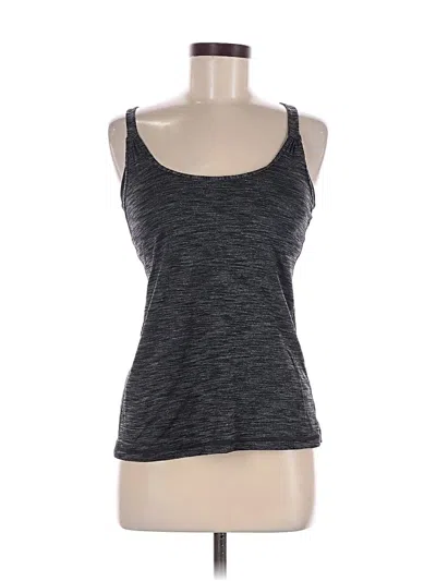 Pre-owned Lululemon Athletica Tank Top Black Halter Neckline Tops
