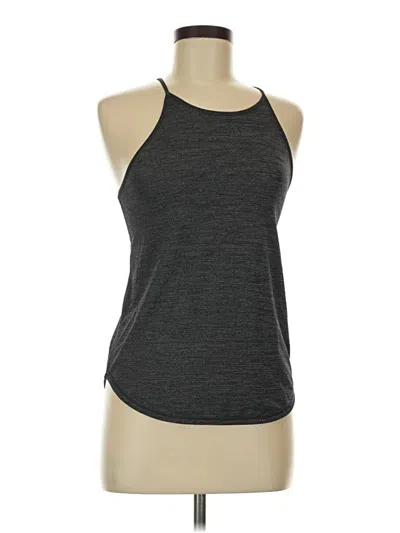 Pre-owned Lululemon Athletica Tank Top Black Halter Neckline Tops
