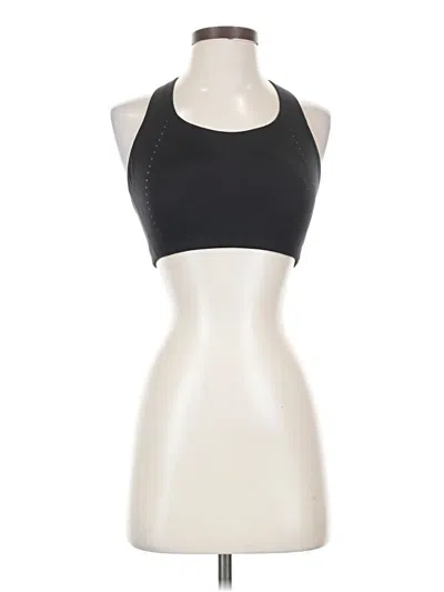 Pre-owned Lululemon Athletica Tank Top Black Halter Neckline Tops