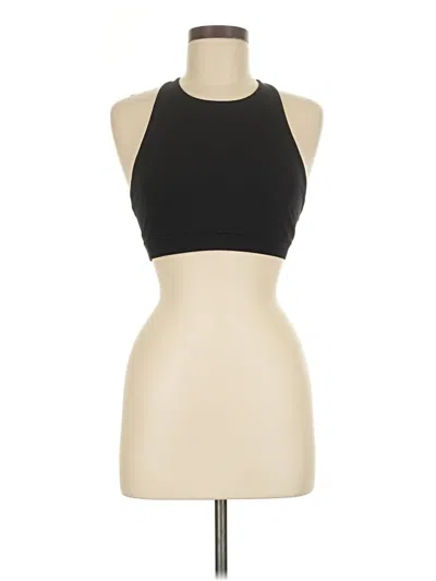 Pre-owned Lululemon Athletica Tank Top Black Halter Neckline Tops