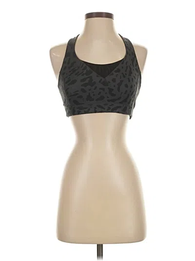 Pre-owned Lululemon Athletica Tank Top Black Halter Neckline Tops