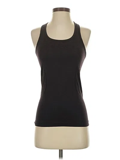Pre-owned Lululemon Athletica Tank Top Black Halter Neckline Tops