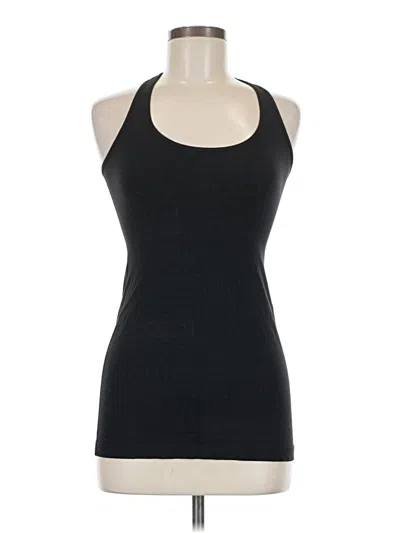 Pre-owned Lululemon Athletica Tank Top Black Halter Neckline Tops