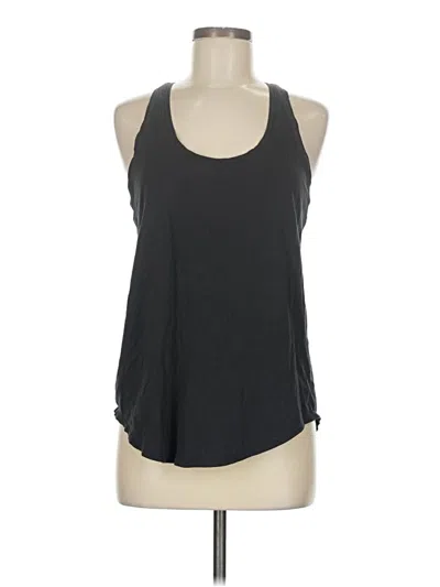 Pre-owned Lululemon Athletica Tank Top Black Halter Neckline Tops