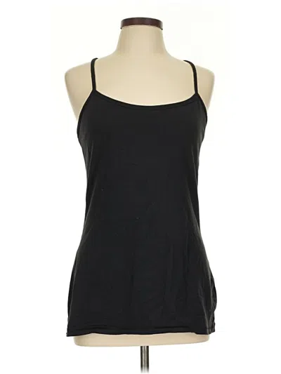 Pre-owned Lululemon Athletica Tank Top Black Halter Neckline Tops