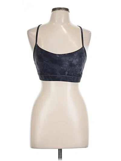 Pre-owned Lululemon Athletica Tank Top Black Halter Neckline Tops