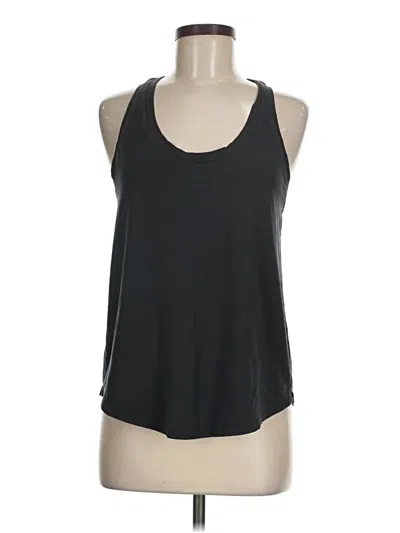 Pre-owned Lululemon Athletica Tank Top Black Halter Neckline Tops