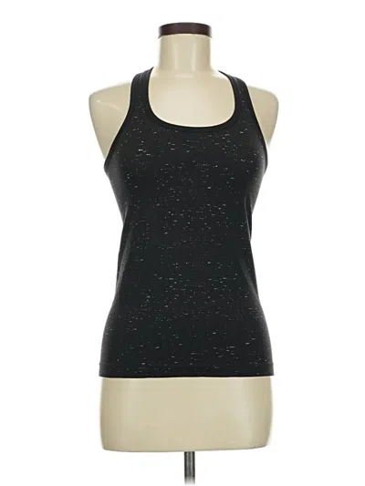 Pre-owned Lululemon Athletica Tank Top Black Halter Neckline Tops