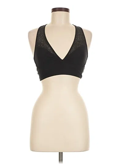 Pre-owned Lululemon Athletica Tank Top Black Halter Neckline Tops
