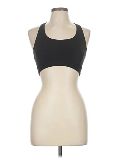 Pre-owned Lululemon Athletica Tank Top Black Halter Neckline Tops