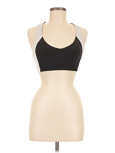 Pre-owned Lululemon Athletica Tank Top Black Halter Neckline Tops